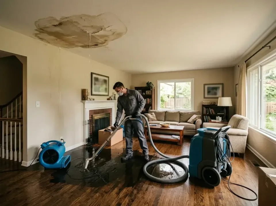 attic-pipe-burst-ceiling-drip-008 — frequently asked questions, Water Damage Restoration & Carpet Care in Short Pump, VA